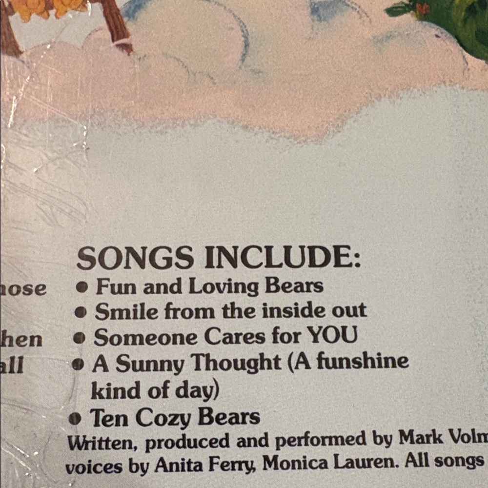 Care Bears Vinyl Record with Colorful Cover Vintage - Picture 3 of 4